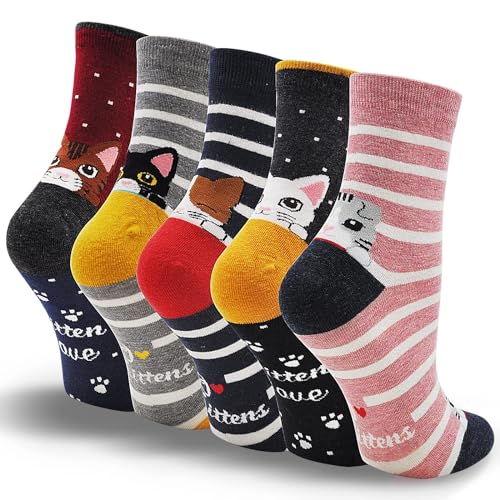 LOFIR Kinder Socken Mädchen Kindersocken: Motiv Strümpfe aus...