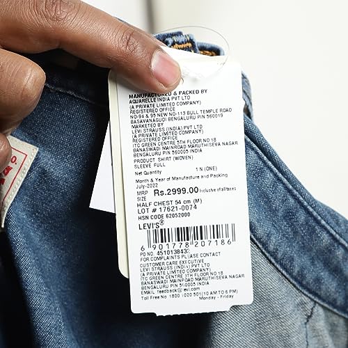 Image of Levi's Men's Cotton Regular Fit Solid Casual Shirt