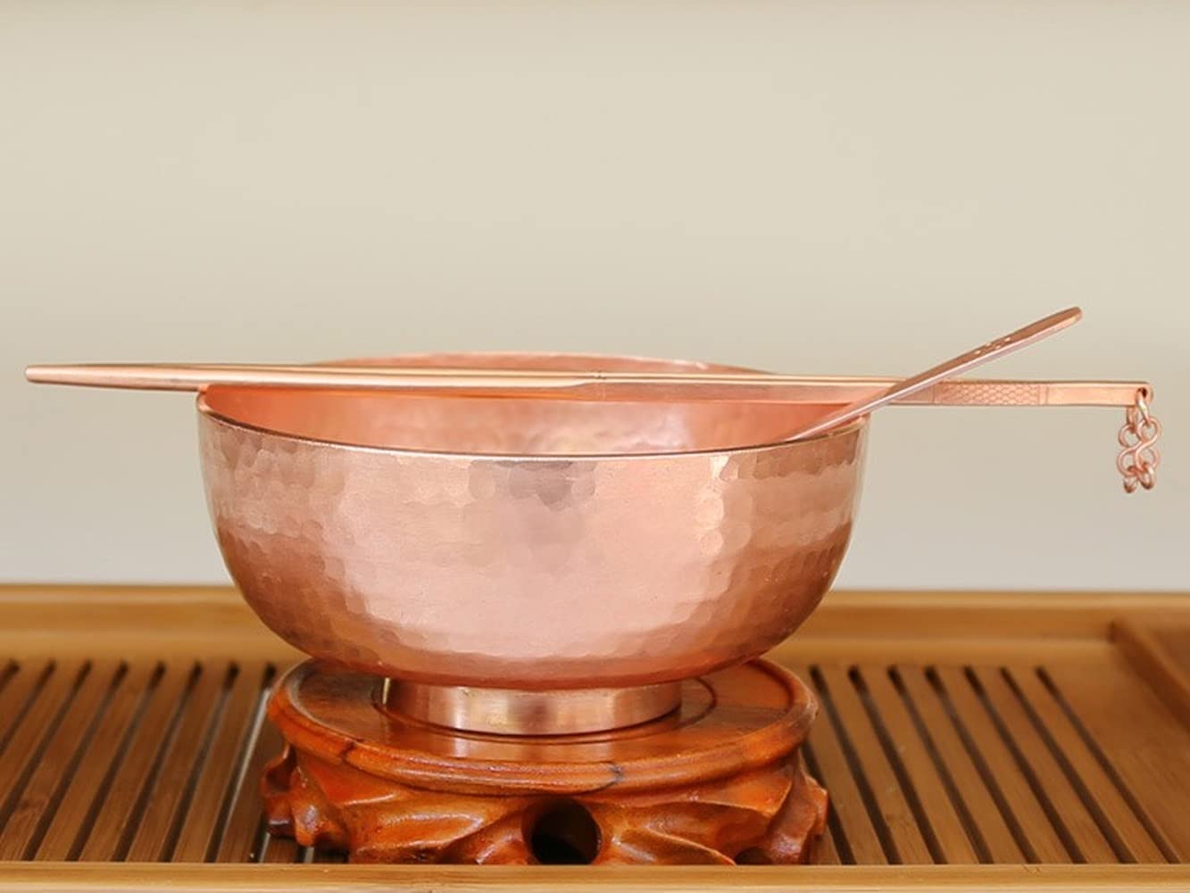 Handmade Copper Bowl Tableware Copper Bowl Pure Copper Bowl Pure Copper Thickened Copper Bowl (15cm,Thicken)
