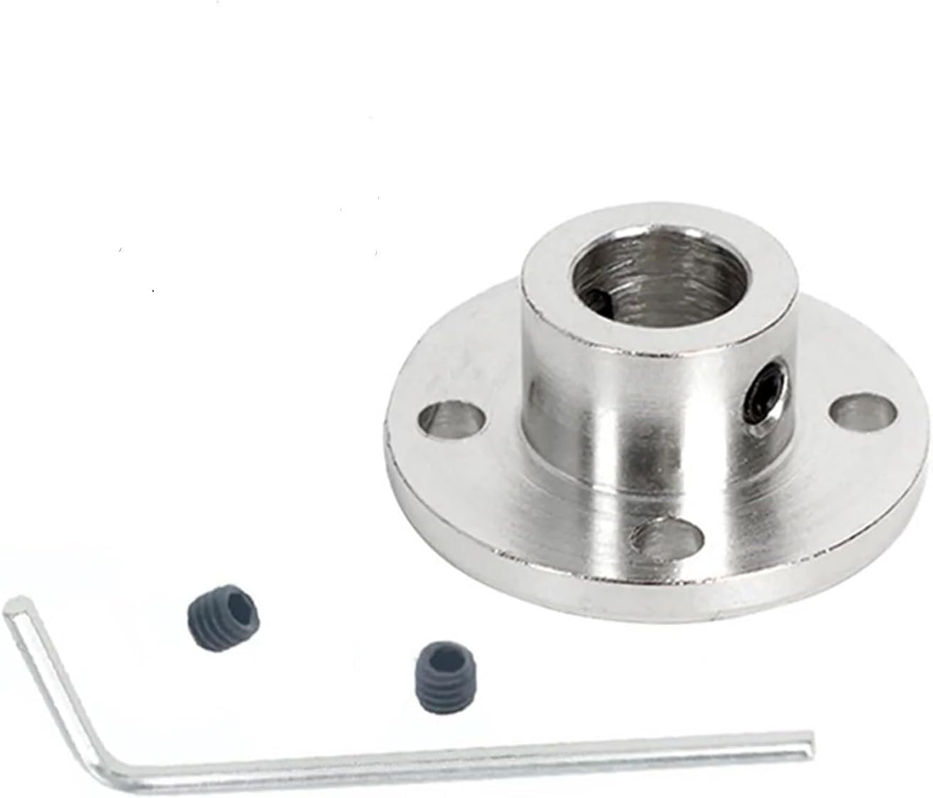 Złącze Sprzęgła Kołnierzowego, Sztywne Sprzęgło Kołnierzowe, Sprzęgło Silnikowe, 3 Mm 3,17 Mm 4 Mm 5 Mm 6 Mm 6,35 Mm 7 Mm 8 Mm 10 Mm 11 Mm 12 Mm Sztywne, One Color, 7mm