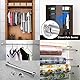 LIKERAINY Edelstahl Rundrohrhalterung für Schrankrohr-Stange 25mm U-Form Kleiderschrank Stangenhalter Kleiderstange Stangenhalterung Spurstangenkopf Halterung mit Schrauben 10 Stück