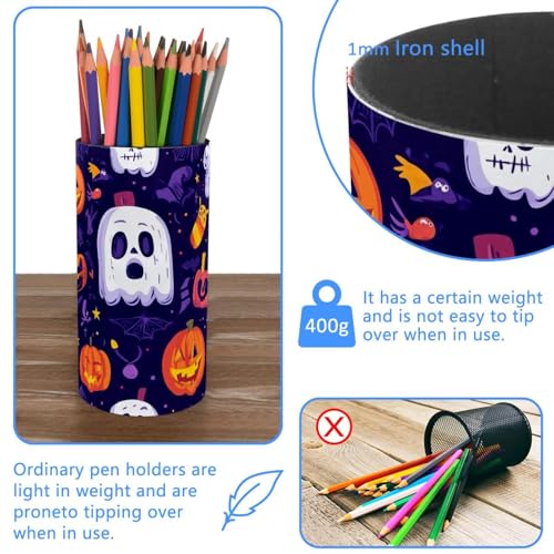 Brosse de maquillage enfants rangée dans sa boîte à musique d'Halloween en bois
