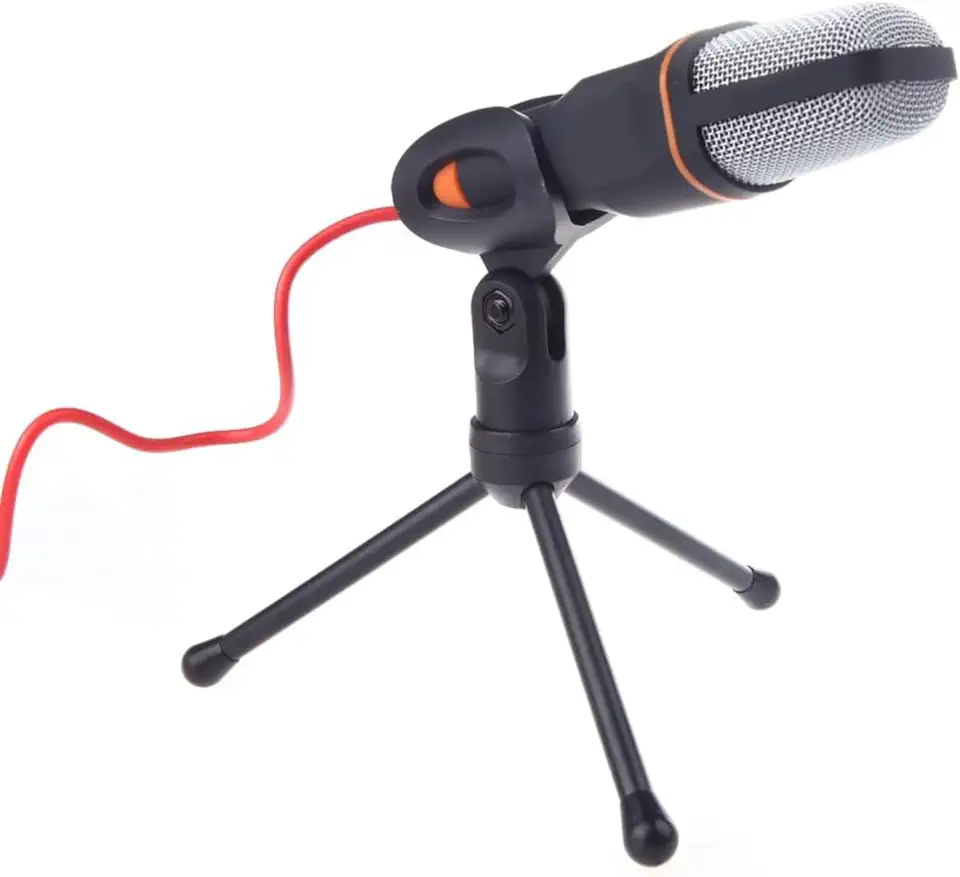 Microfone Com Fio Condensador Sf-666 Estudio Pc Cabo Xlr