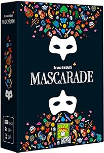 Image of Mascarade Second Edition Party Game | Bluffing Game | Strategy Board Game | Fun Family Game for Game Night with Adults and Kids | Ages 10+ | Average Playtime 30 Minutes | Made by Repos Production