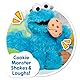 Just Play Sesamstraße Nom Nom Krümelmonster, Plüschtier, 34 cm groß, mit Soundeffekten und Bewegungen, blau, interaktives Kuscheltier, Kinderspielzeug ab 18 Monaten