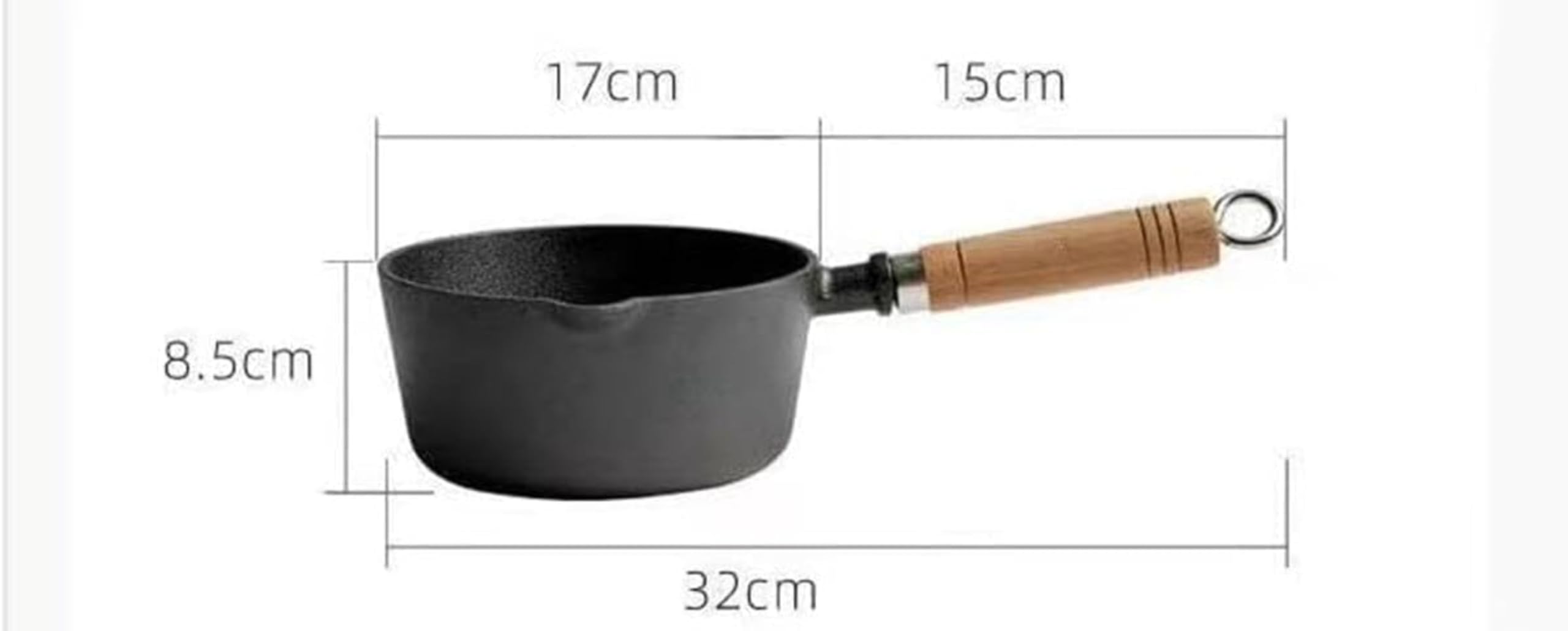 Amazon｜岩鉄鉄器 鋳物 揚げ鍋 ミニ鋳鉄鍋 南部鉄器 耐久性 木製 