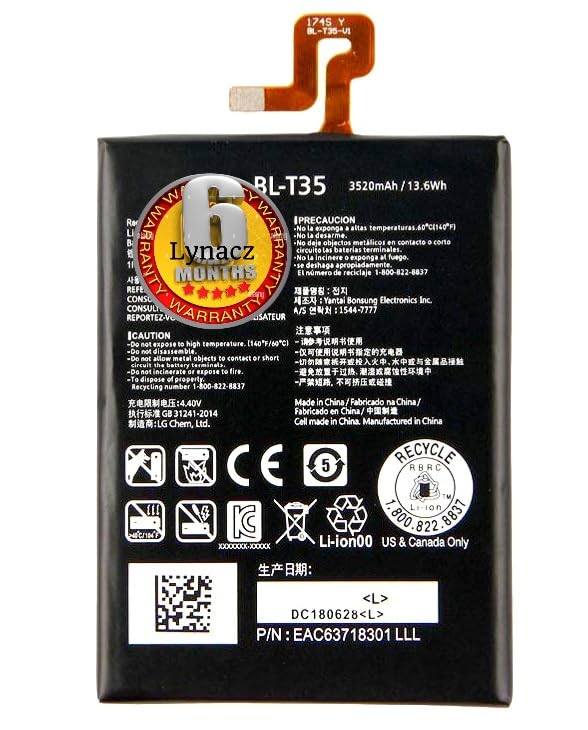 Image of Original BL-T35 Battery for Google Pixel 2 XL GA00136-IN / G011C BLT35 (3520mAh) with 6 Months Warranty