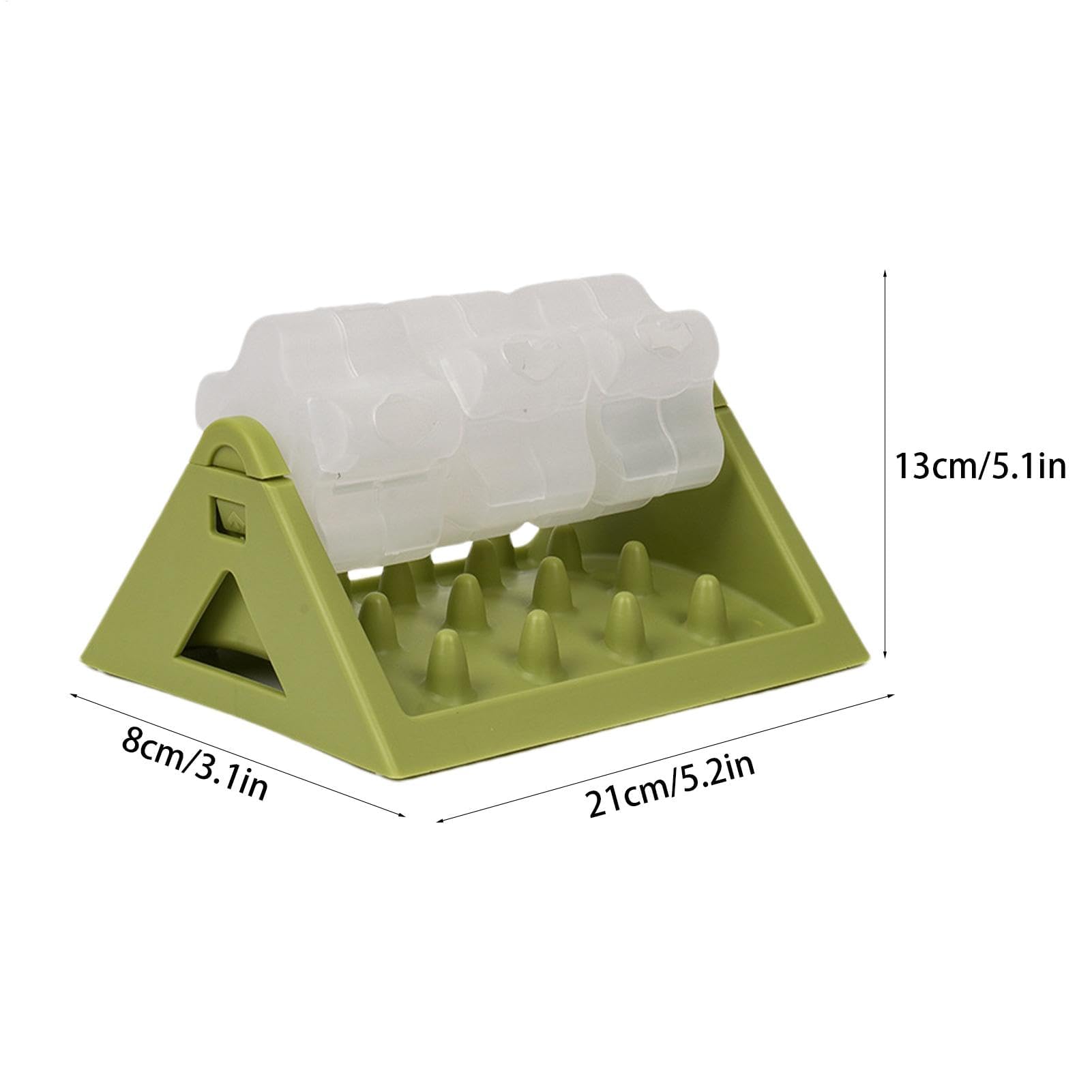 comederos para Mascotas, Comedero de Comida Lenta for Perros, Juguete Interactivo de Entrenamiento con dispensador de golosinas, comedero Lento Ajustable y Giratorio.(Green)
