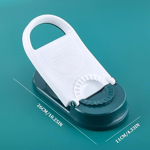Miniatura 1 de Dumpling Machine 2 in 1 Manual Dumpling Maker Press Home Kitchen Dumpling Skin Maker Kitchen Gadgets White
