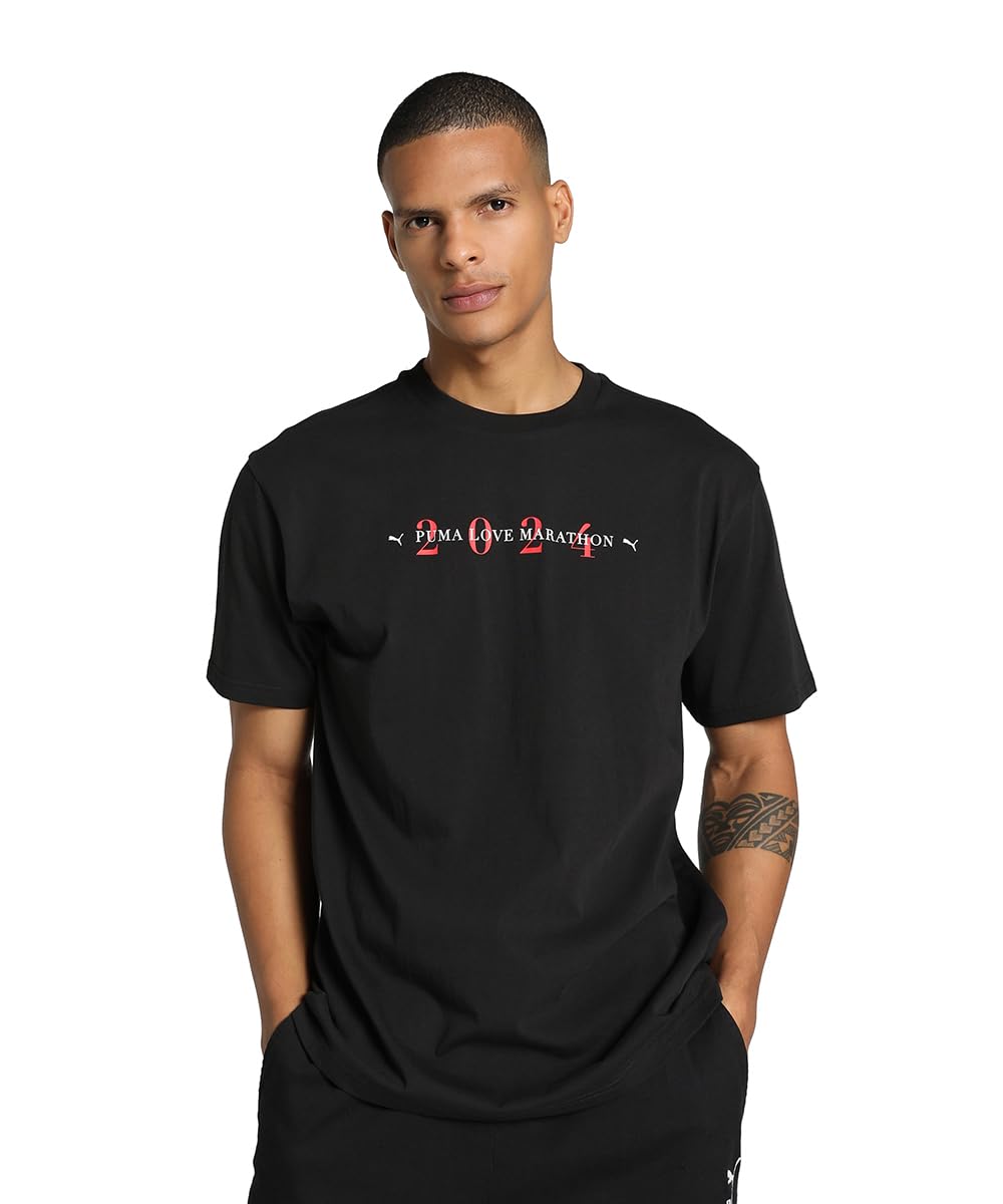 PumaUnisex Cotton Relaxed Fit T-Shirt