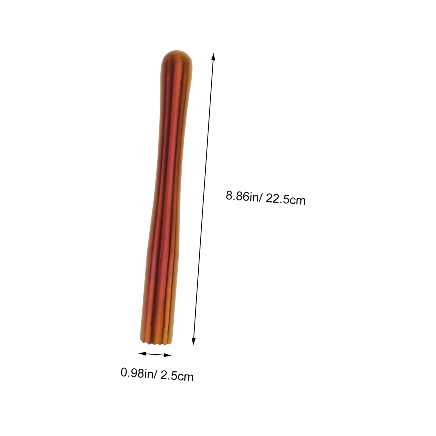 Alipis 1pc Stainless Steel Ice Grinding Stick Bar Kitchen Cocktail Muddler Rustproof and for Bar Home Tea Shop