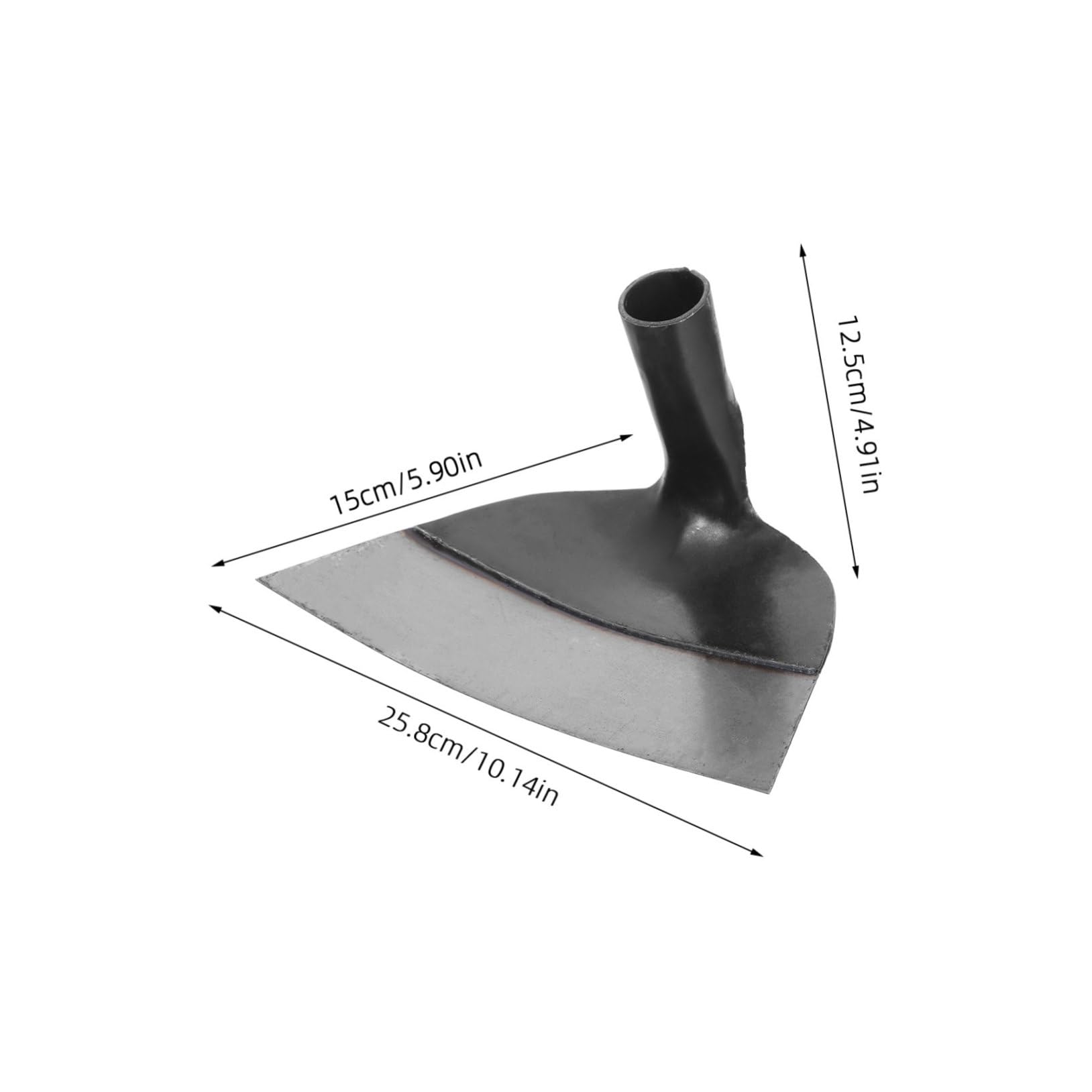 VICASKY Heavy Duty Manganese Steel Garden Hoe Head Replacement Traditional Weeding Tool for Soil Preparation Digging and Planting Ergonomic Design for Easy Handling and Durability
