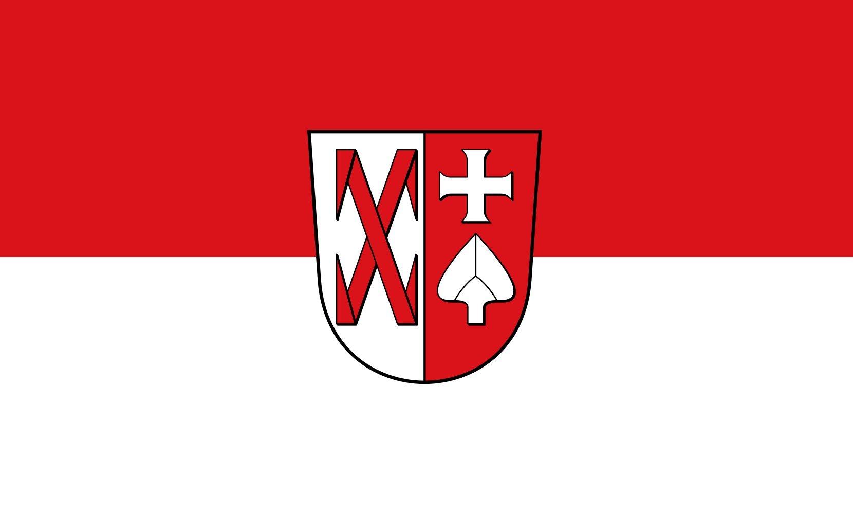 Drapeau de Ditzingen 90x150 cm pour décoration extérieure et grands événements