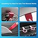 FXWSKY 18Pcs Auto Trim Removal Tool Kit, Auto Upholstery Tools Fastener Remover Car Panel Removal Trim Clip Plier Set with Storage Bag