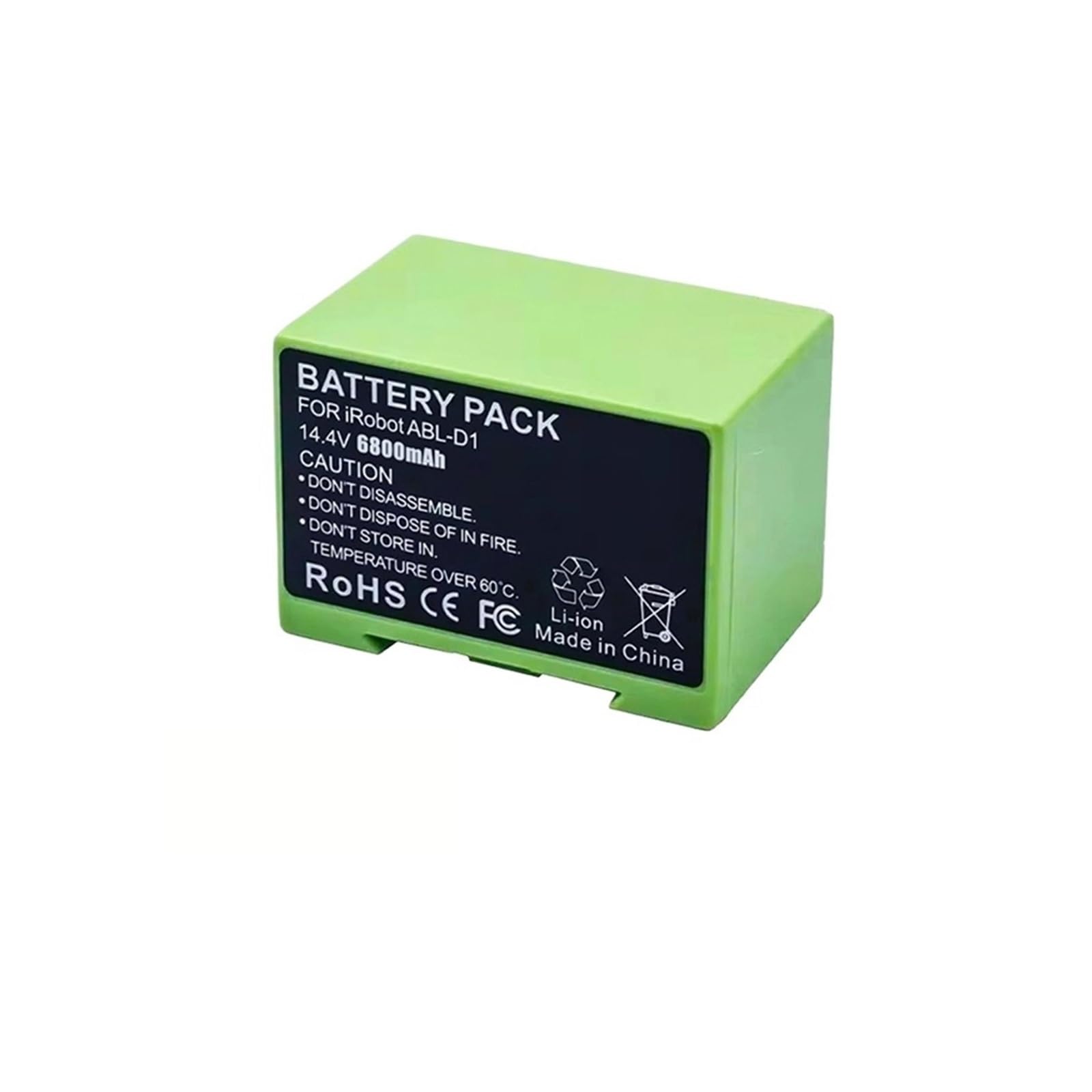 LTDXLNBWQ Compatible With Roomba I7 Rechargeable Battery 14.4V 6800mAh, Compatible With I3 I4 I5 I6 I7 I8 J7 E5 Series Vacuum Cleaner Replacement Battery(2600mAh)