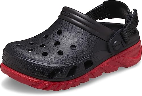 Crocs Men Black/Varsity Red Duet Clog 208776-0WQ-M11 (B0BW7PR75H) Amazon Price History, Amazon Price Tracker