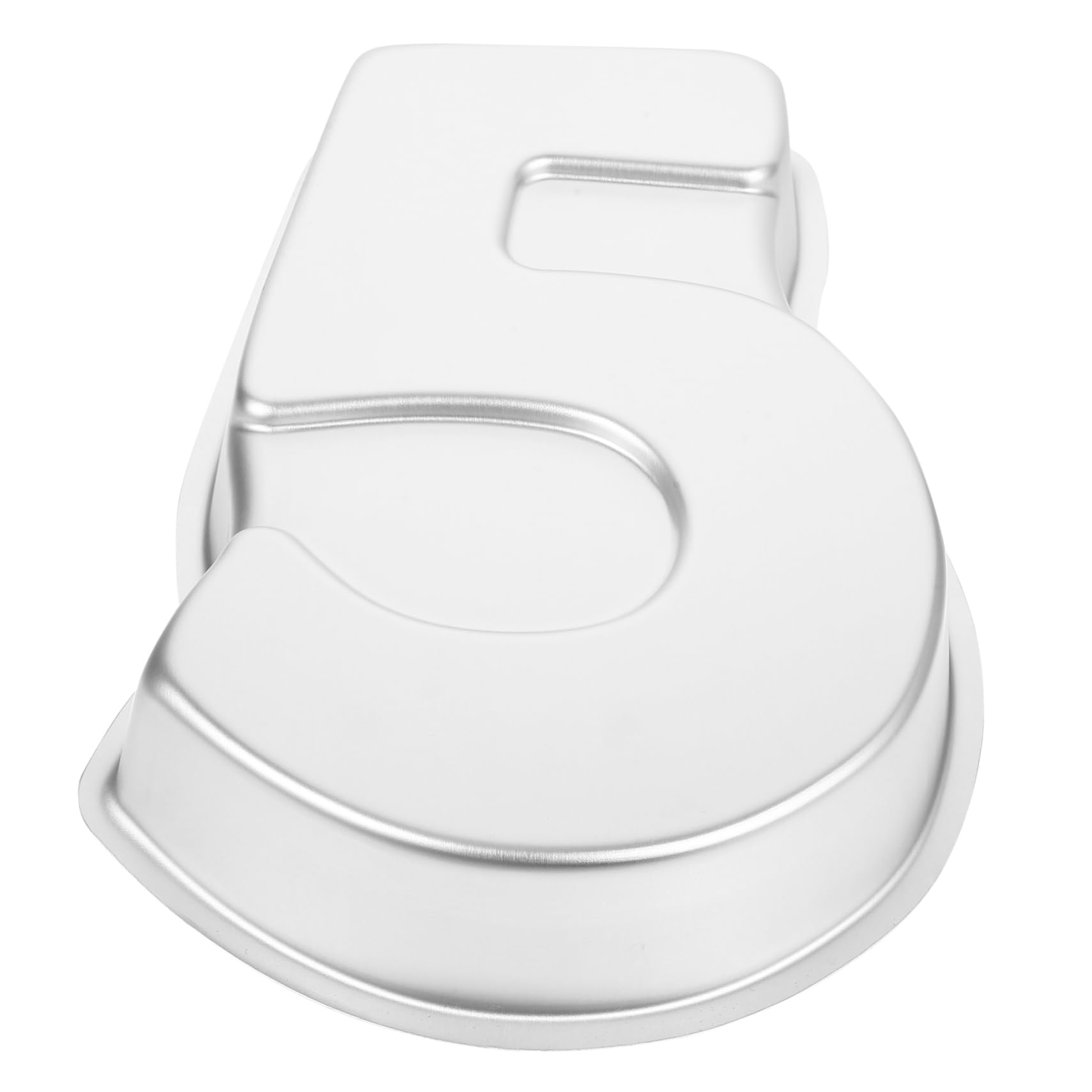 PRETYZOOM Aluminum Number Cake Non-stick Baking Pan for Anniversary Cakes Baking Tool for Home Use and Celebrations Easy Demould and Cleaning