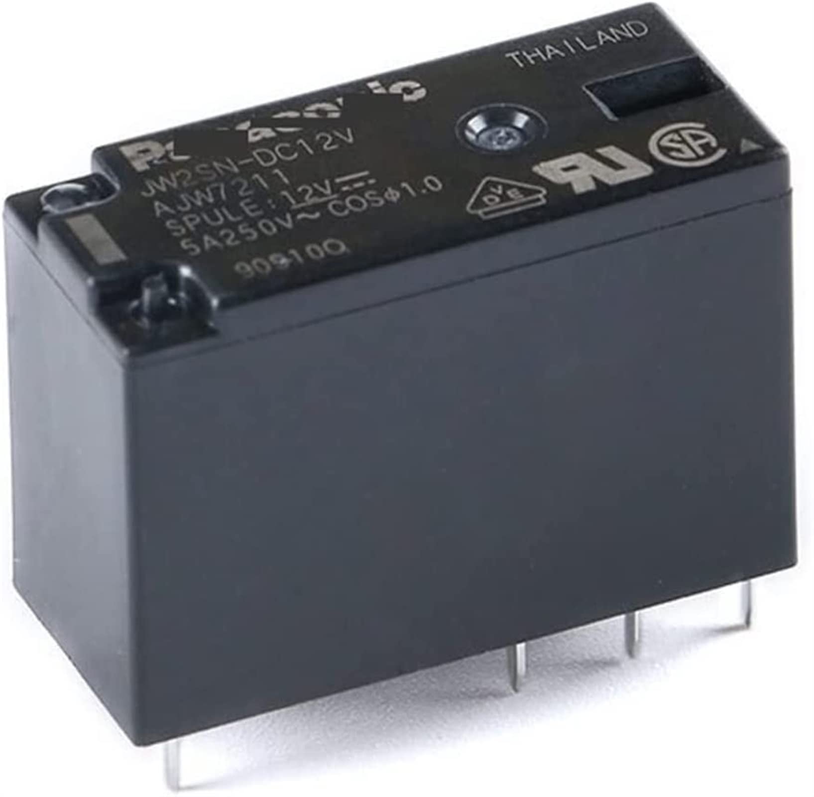 AQHYEBNSR Relay 5A 12V 24V Power 8Pin JW2SN-DC24V JW2SN DC24V AJW7212 JW2SN-DC12V DC12V AJW7211(JW2SN-DC12V)
