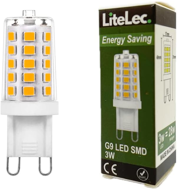 G9 LED Bulb Dimmable 3w (28w Equivalent) 3000k Warm White [Energy Class A] (1)