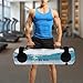 fjihfdb 55lbs Water-Filled Exercise Bag Adjustable Weight Training System for Full Body Workouts Includes Pump & Comfort Handles for Squats, Rows & More