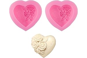 Drippy Delites: Unleash Your Creativity with Heart-Shaped Silicone Molds
