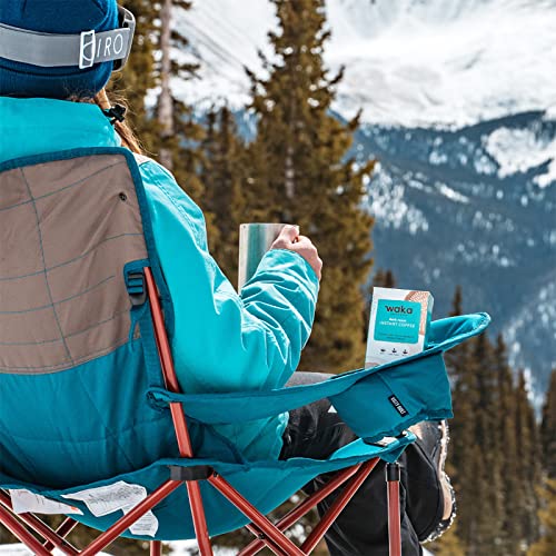 Waka Quality Instant Coffee — Dark Roast — 100% Arabica Freeze Dried Beans — 8 Single-Serve Packets For Iced Coffee Or Hot Coffee #TOP5