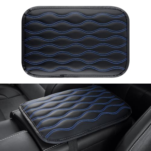 What Car Does James Bond Drive in Dr. No? Uncover It! 7 Amiss Auto Center Console Pad, Universal Waterproof Armrest Seat Box Cover, Car Interior Accessories, Leather Auto Armrest Cover Protector for Most Vehicle, SUV, Truck (Blue-Line)