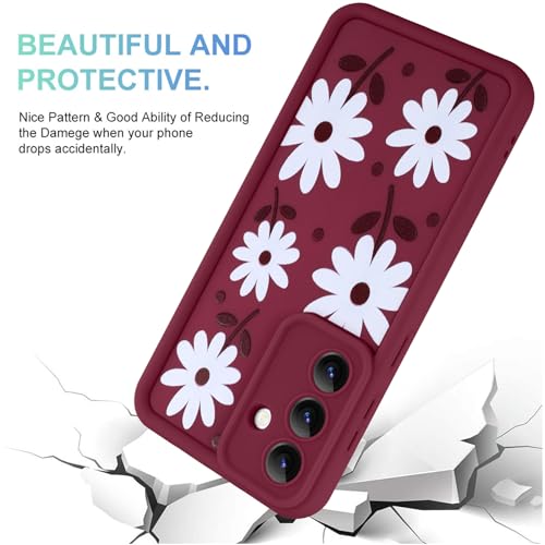 Image of Compatible with Samsung Galaxy S26 Plus Case, Wine Red