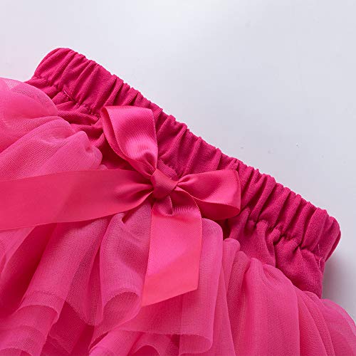 Image of Anbaby Baby Girls Soft Tutu Skirt Toddler Ruffled Pants Diaper Cover