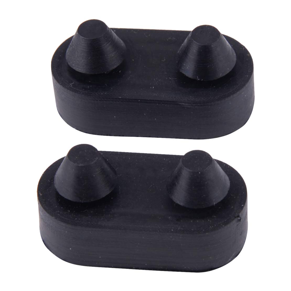 beler 2Pcs Rubber Hood Lock Latches Catch Brackets Fit for Jeep Wrangler TJ 1997-2006