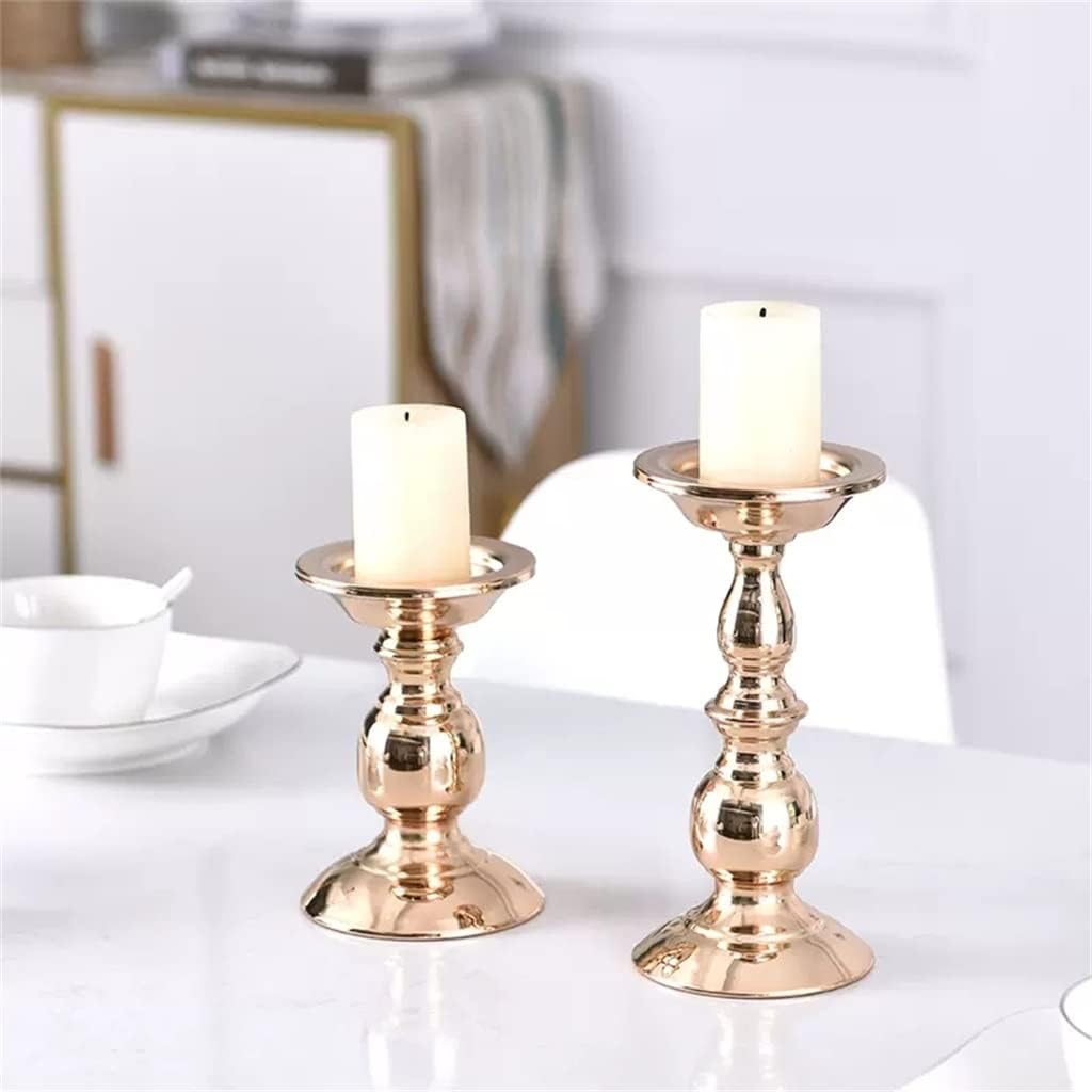 European Candlestick Western Food Iron Household Candle Table Wedding Decoration Home Candlelight Dinner lamp