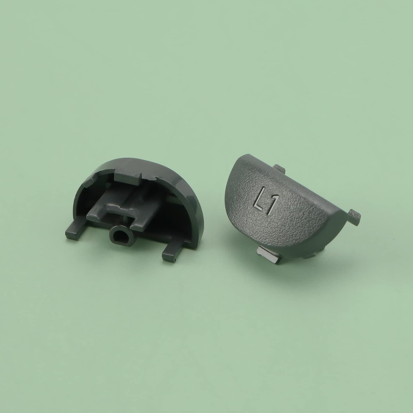 OTOTEC Juego de 2 botones de gatillo de repuesto L1 R1 L2 R2 resortes compatibles con Sony PS4 Controller JD M-040/JD M-050/JD M-055 versión driver pieza de repuesto
