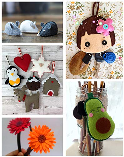 Amazon | 48枚 カラー フェルト 生地 クラフト DIY手芸用 サイズ