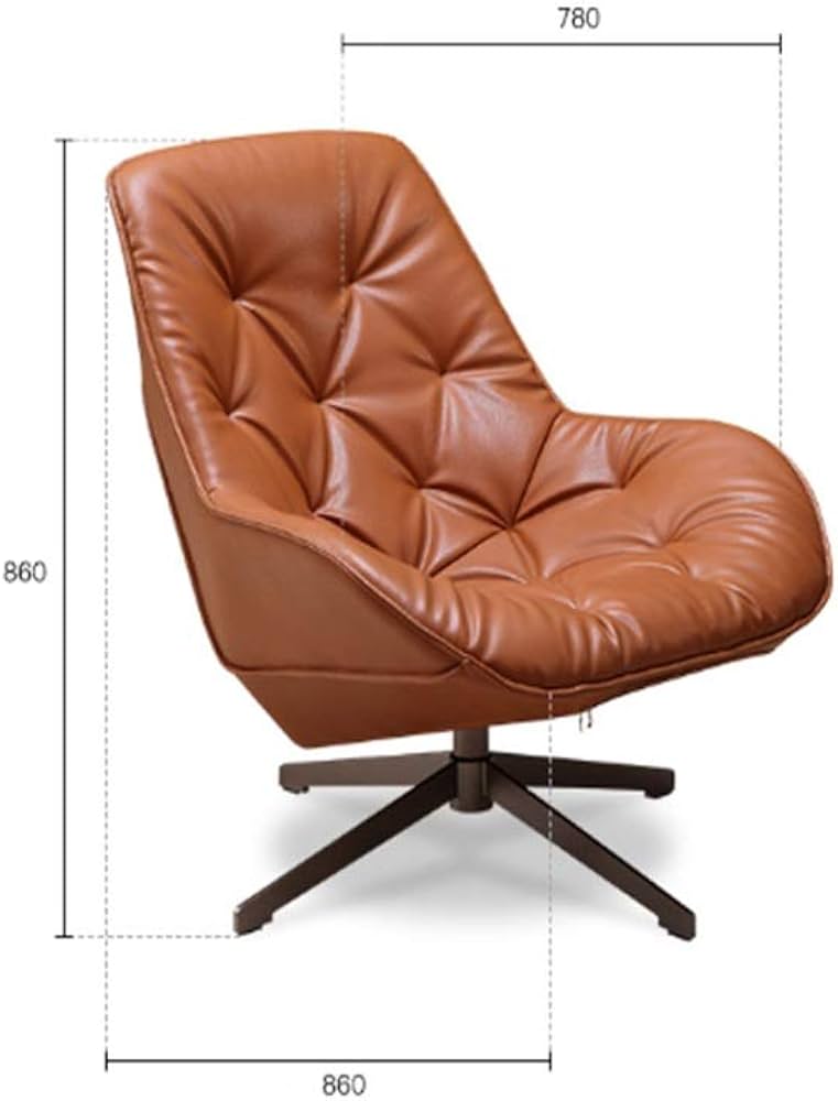 【あ〜】【定価8万】本革ソファ 一人掛け オレンジ 革張り スイベルチェア あ〜】【定価8万】本革ソファ 一人掛け オレンジ 革張り スイベル