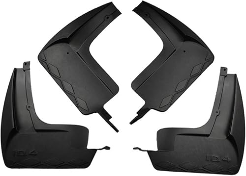 EKOPED Solapas de barro compatibles con VW ID4 ID5 ID4 ID5 2020 2021 2022 2023 Guardabarros Accesorios para Coche Guardabarros