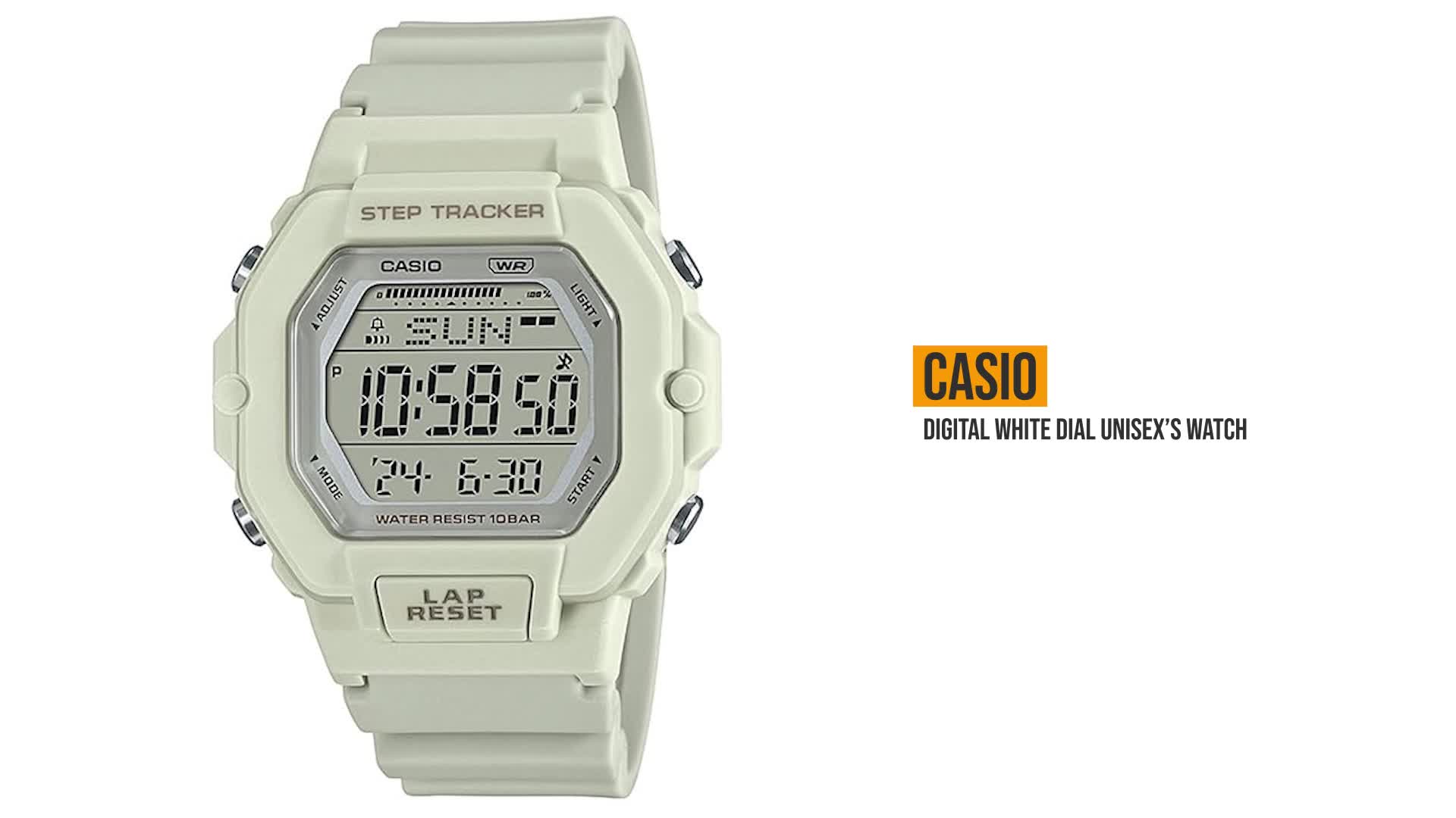 Casio Unisex Resin Digital Watch LWS-2200H-8AVDF