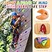 TOPNEW 18PCS Rock Climbing Holds for Kids, Rock Wall Climbing Holds with Hardware - Climbing Rocks for Indoor Outdoor Playground Climbing Wall