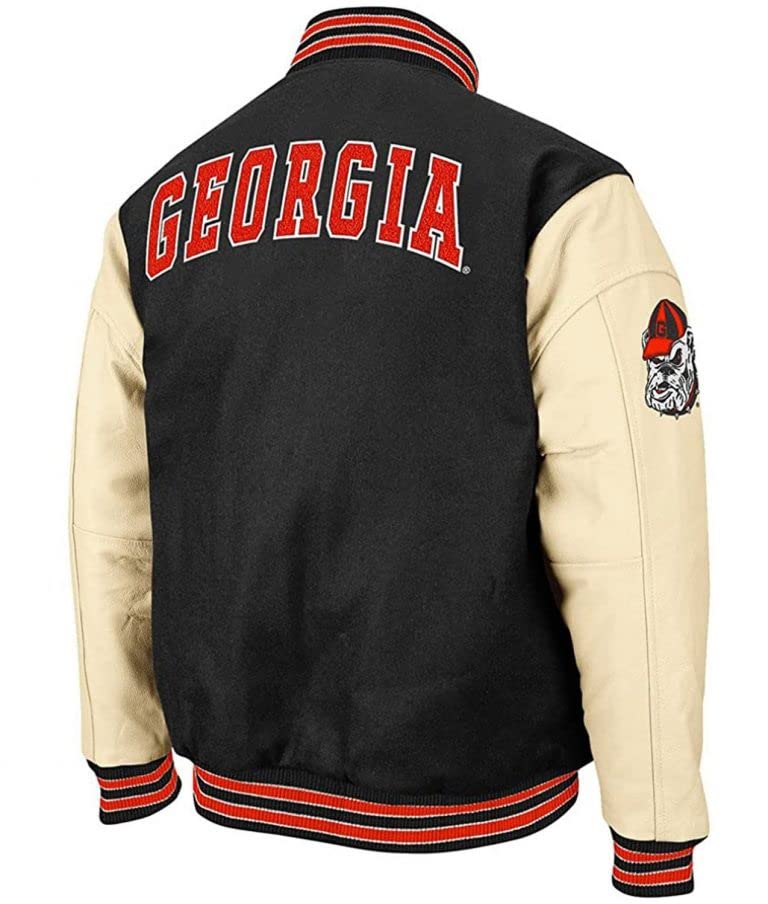 Georgia Bulldog Varsity Jacket For Men's