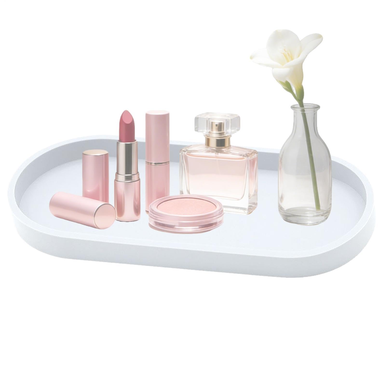 Bandeja para encimera de baño ideal para organizar cosméticos en tocador