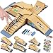 HMEEN Finger Skateboards Ramp Set, 6 in 1 Fingerboard Skatepark Deck with 6 Ramps, Fingerboard Half Pipe Ramp for Kids Adults Fingerboard Training Props Interactive Freestyle Skate Game, Ages 3 and up