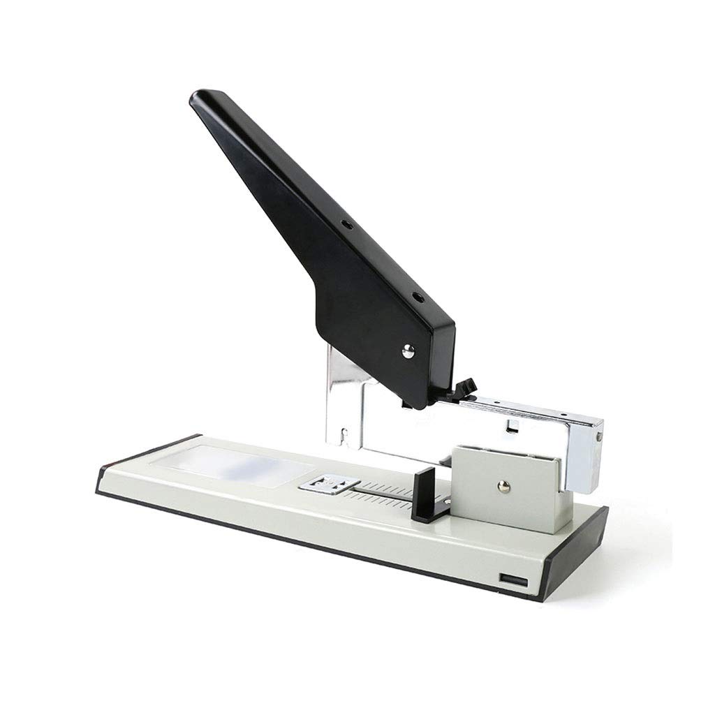 jinrun Cucitrice Heavy Duty pinzatrice, Manuale Ufficio cucitrice, Nero, Accessori for Desktop, 210 Pagina capacità, Leva Design, Risparmio del Lavoro Spillatrici