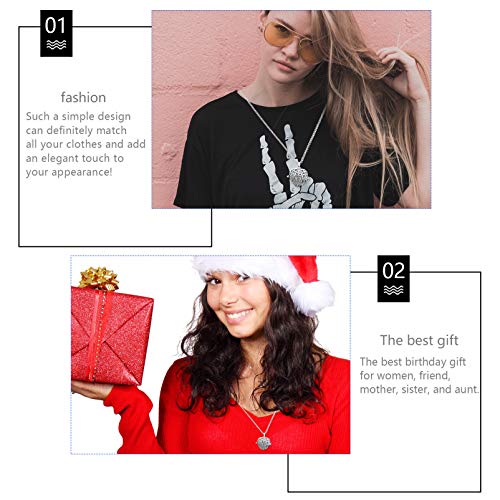 ARTIBETTER Conjunto de Colar Difusor de Óleo Essencial Medalhão de Perfume Feminino Joias Em Forma d