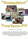 TrueTerm Verblexika PC-Gold, 1 CD-ROM Verblexika für Deutsch, Englisch, Spanisch, Italienisch, Französisch, Portugiesisch, Niederländisch, Schwedisch. Für Windows 98/NT/2000/Me/XP