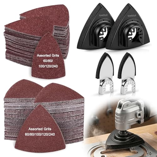 Towbluii Multitool Sanding Pads for Detail Work