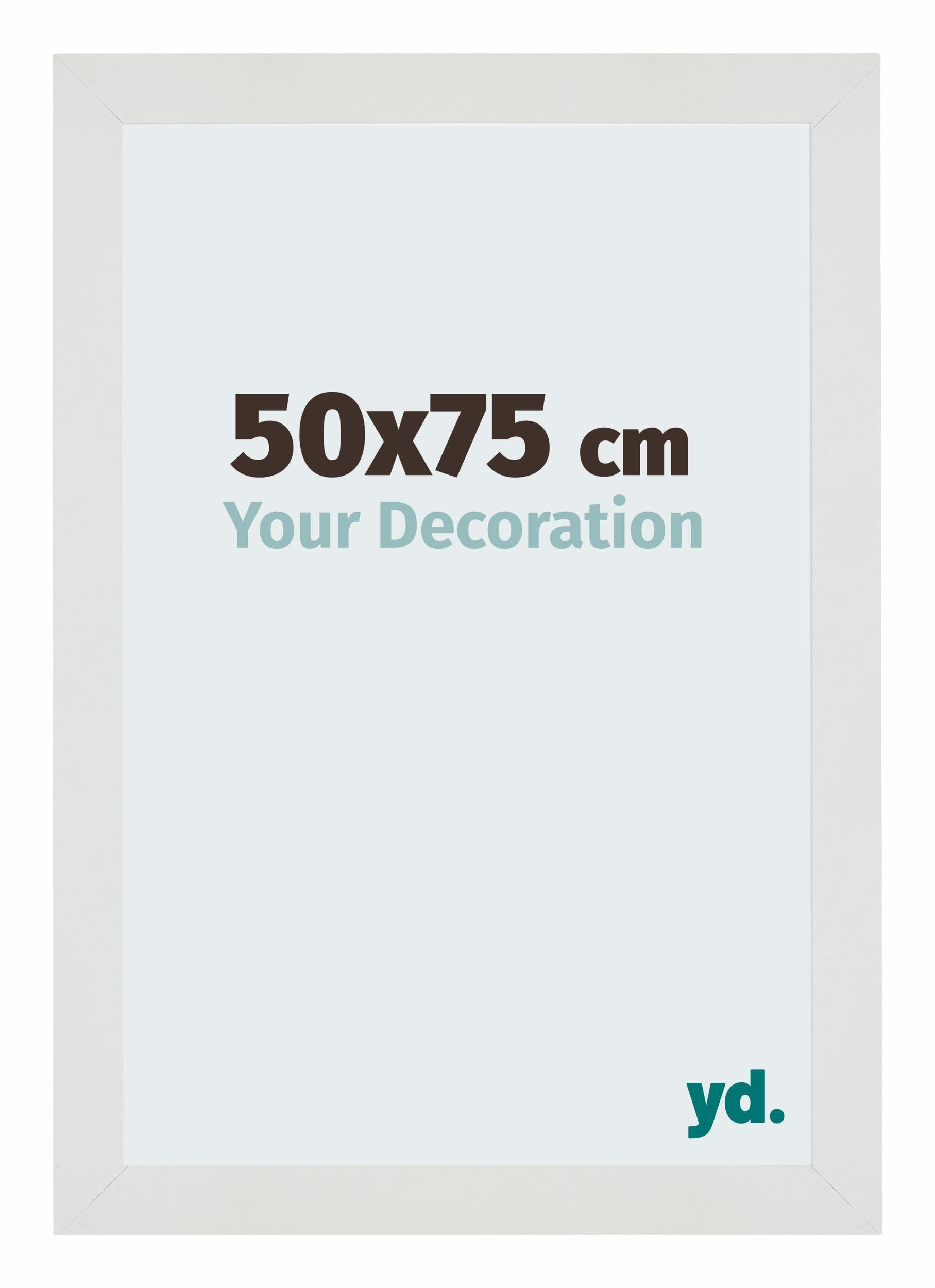 Your Decoration - Puzzle frame 50x75 - White Matte - Puzzle frame 500-1000 Pieces - MDF Photoframe - Mura