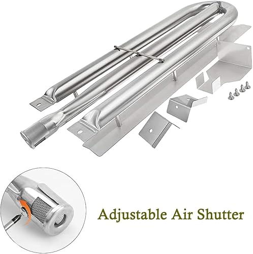 Miniatura 3 de Htanch SA5481 - Quemador de parrilla vikingo de acero inoxidable de 21 78 pulgadas para Viking 316-911, VGBQ 30, VGBQ 41, VGBQ 53 en serie T,