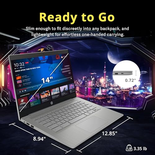 HP Chromebook 14 pulgadas Celeron N4500 4GB RAM 64GB eMMC miniatura 6