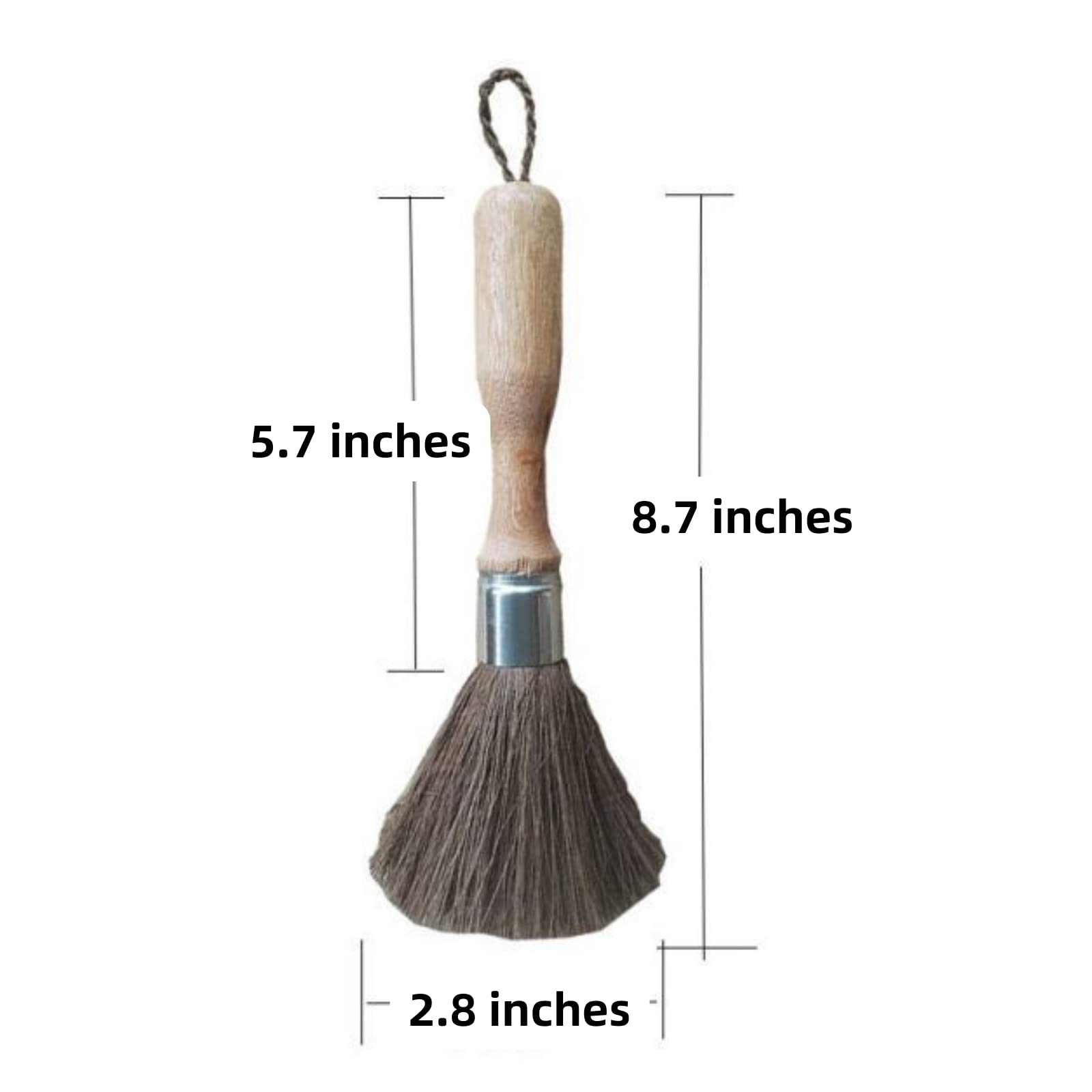 BeyondNice Natural Floristic Dish Brush with Handle, Scrub Brush for Cleaning Kitchen and Washing Dishes, for Sink, Pots, Pans, Cleaning Brushes Tools (Gold 1 Pack)