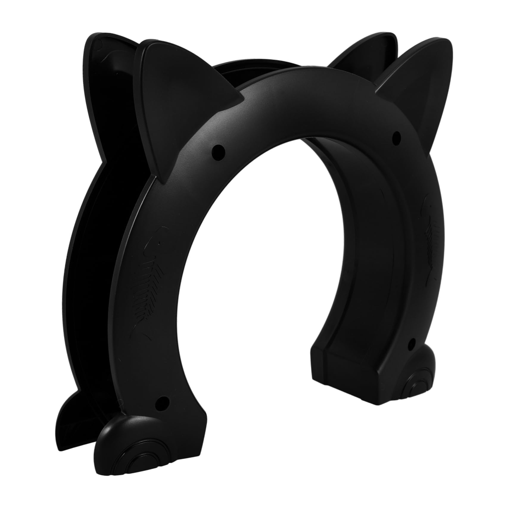 Katzentürhalter Für Innentür Katzentür Aus Kunststoff Ohne Klappe Katzentür Innentür Mit Katzendesign Haustierbedarf Für Katzeneingangstür