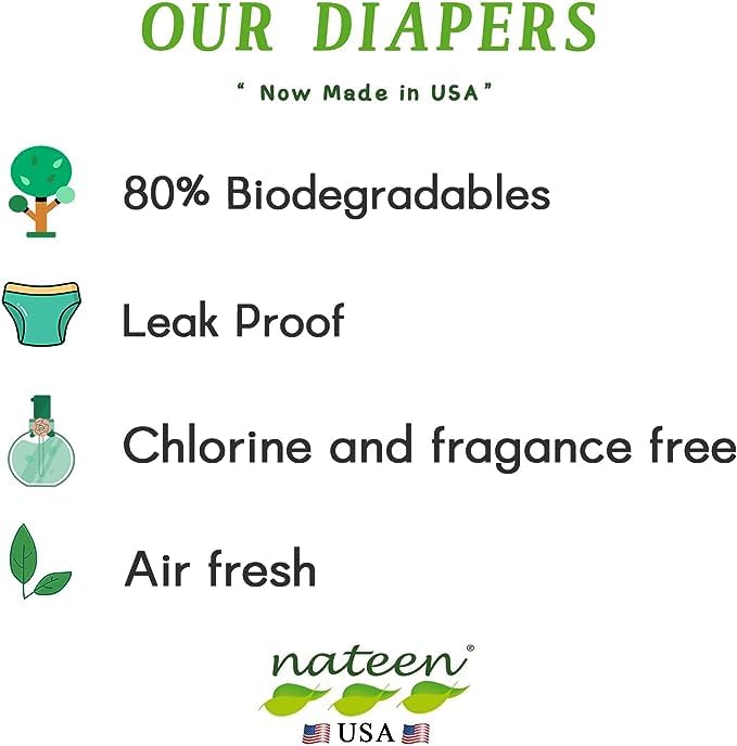 Nateen Flexi Plus Adult Incontinence Underwear, Unisex Overnight Plus Pull Up for Men and Women?Super Plus Absorbency Adult Diaper Pants,Invisible fit, Medium, 40 Count